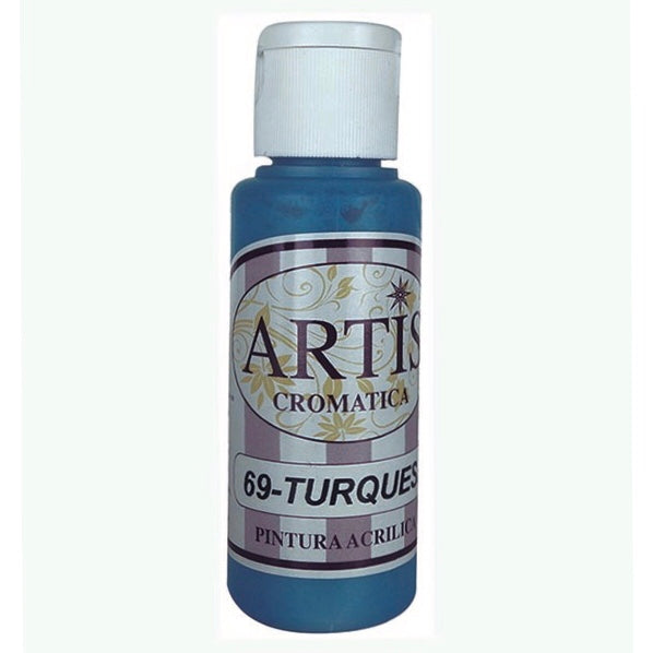 Pintura Acrílica Artis Turquesa 60 ml