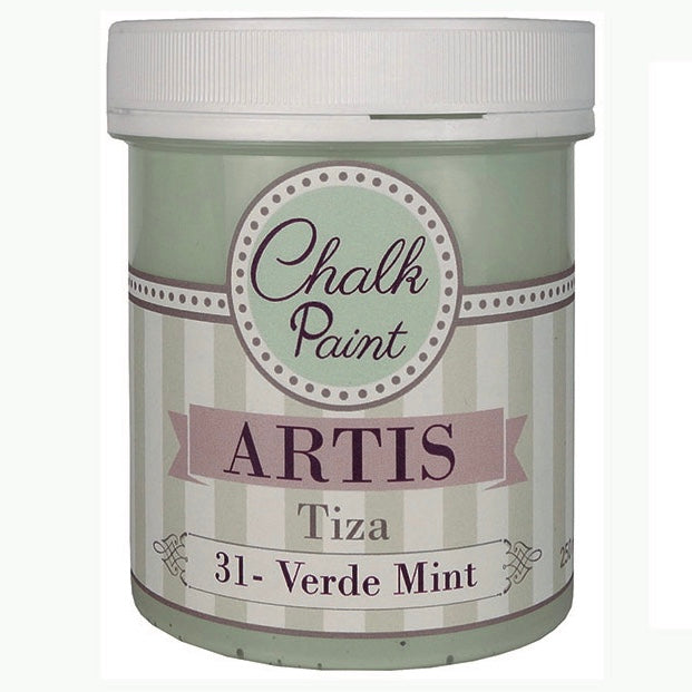 Pintura Tiza Chalk Paint Artis Verde Mint 250 ml