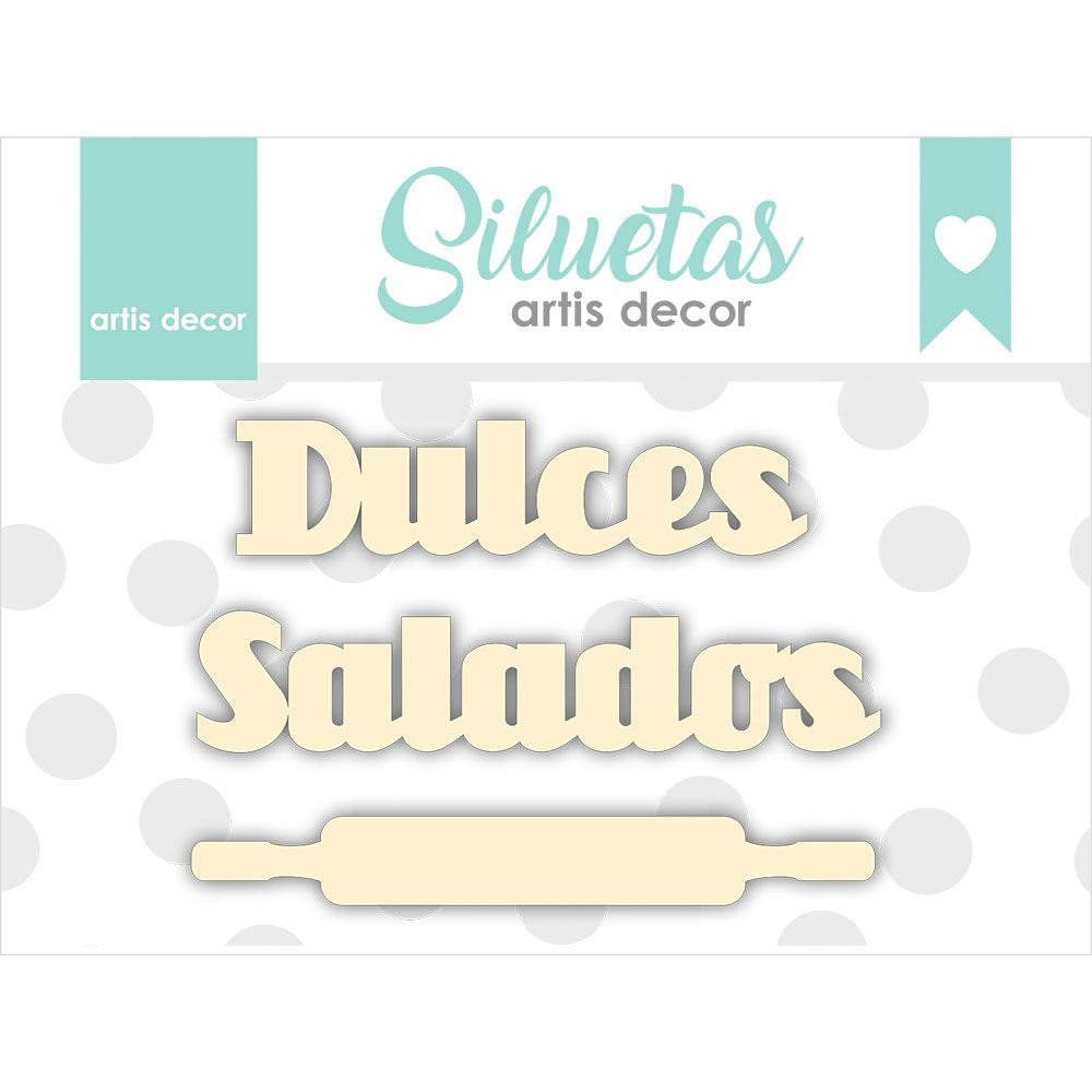 Chipboard Dulces Salados Artis Decor