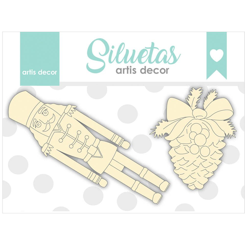 Chipboard Cascanueces Y Piña Artis Deor