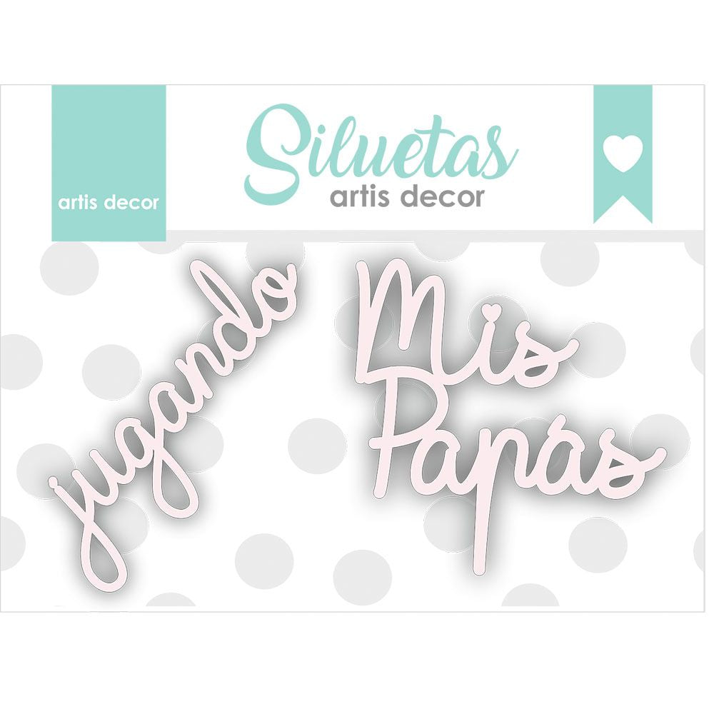 Chipboard Jugando Wild Child Artis Decor