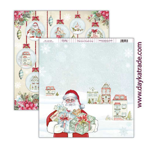 Papel Scrap 509 SECRETOS DE NAVIDAD Dayka Trade