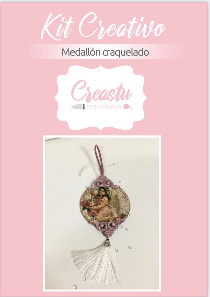 Kit Creativo Medallón Craquelado