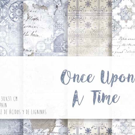 Kit Papel Vellum Colección Once Upon A Time 