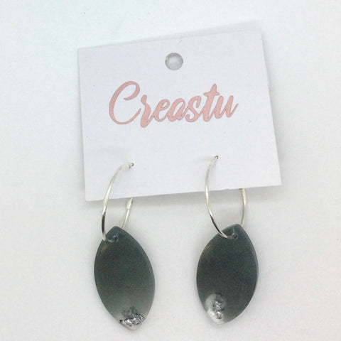 Pendientes Verde Hoja