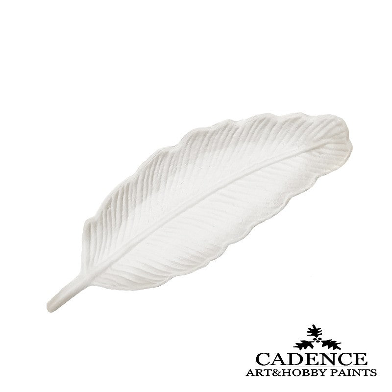 Pluma Mediana Resina Blanca Cadence