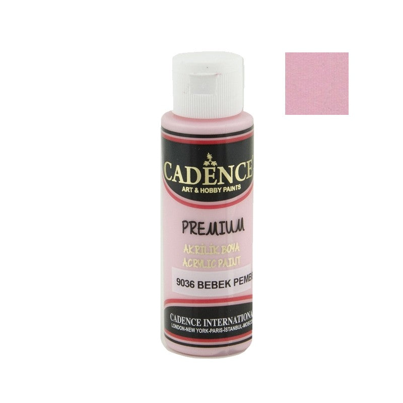 Pintura Acrílica Premium 9036 Rosa Bebé Cadence